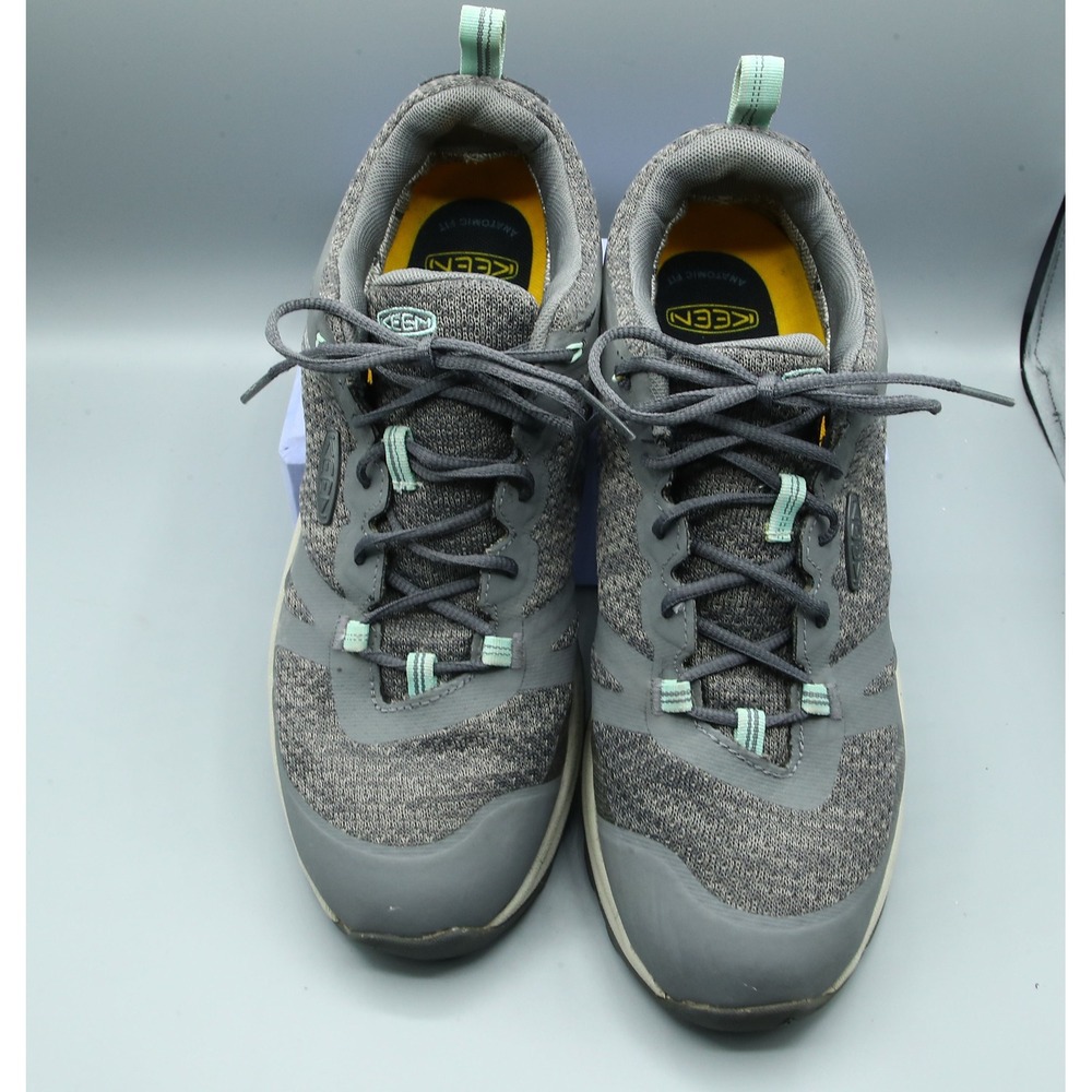 Keen Terradora II Waterproof Hiking Shoes Grey Aqua 1022346 Womens 9.5